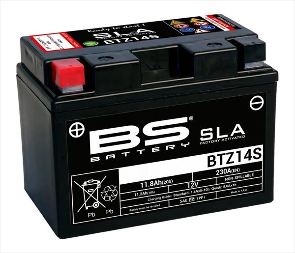 Аккумулятор BS-Battery BTZ14S/YTZ14S SLA