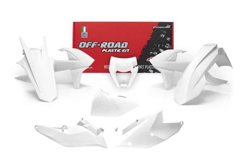 Комплект пластика RTech KTM XC-W125-150 17-19 # EXC-EXCF-XC/W 250-500 17-18 белый