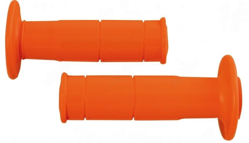 Ручки на руль (грипсы) Soft Grips 115мм оранжевые Rtech R-MPR000AR014