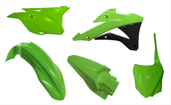 Комплект пластика RTech KX85-100 14-21 зелено-чёрный