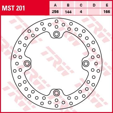 Тормозной диск TRW MST201