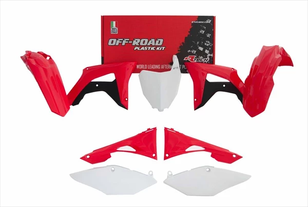Комплект пластика RTech R-KITCRF-OEM-519 CRF450R/RWE 19-20 # CRF250R 19-21 черный-белый-красный