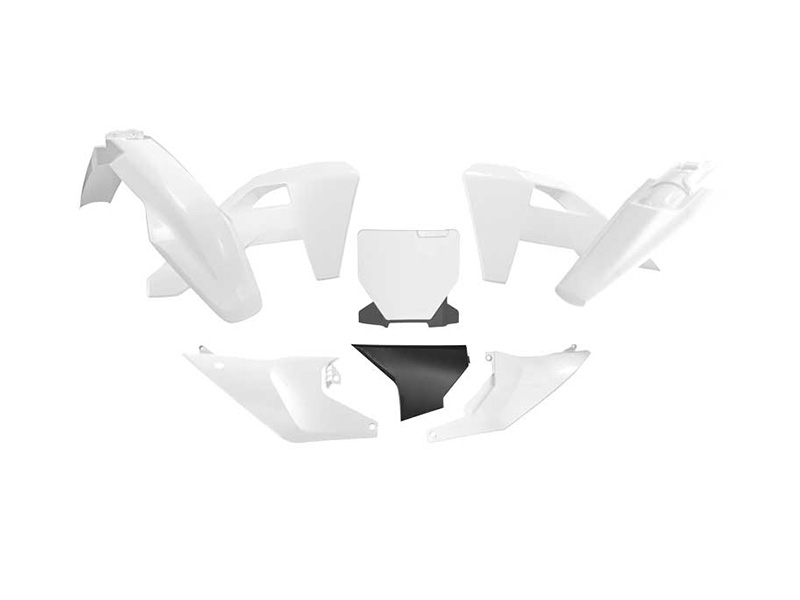 Комплект пластика RTech R-KITHSQ-BN1-525 TC125-300 25 # FC250-450 FE 24-25 # TX-FX300-450 / FC250-450 25 бело-черный
