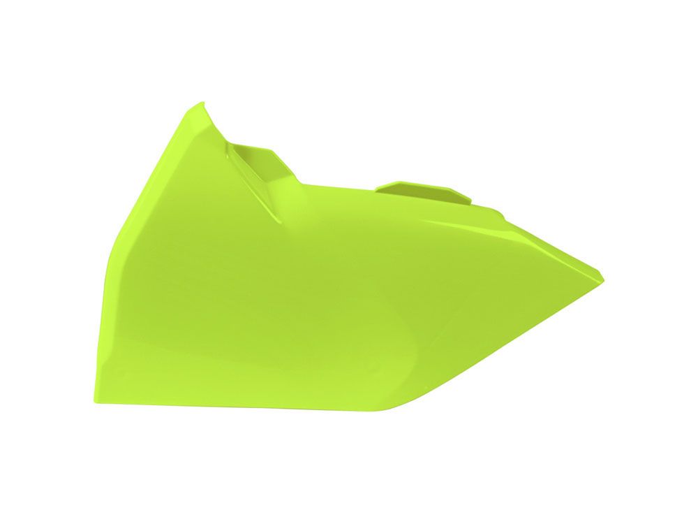 Боковина воздушного фильтра левая SX125-150/SXF250-450 16-18 # EXC/EXCF250-500 17-19 желтый неон