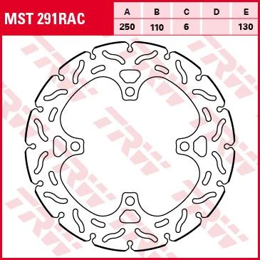 Тормозной диск TRW MST291RAC