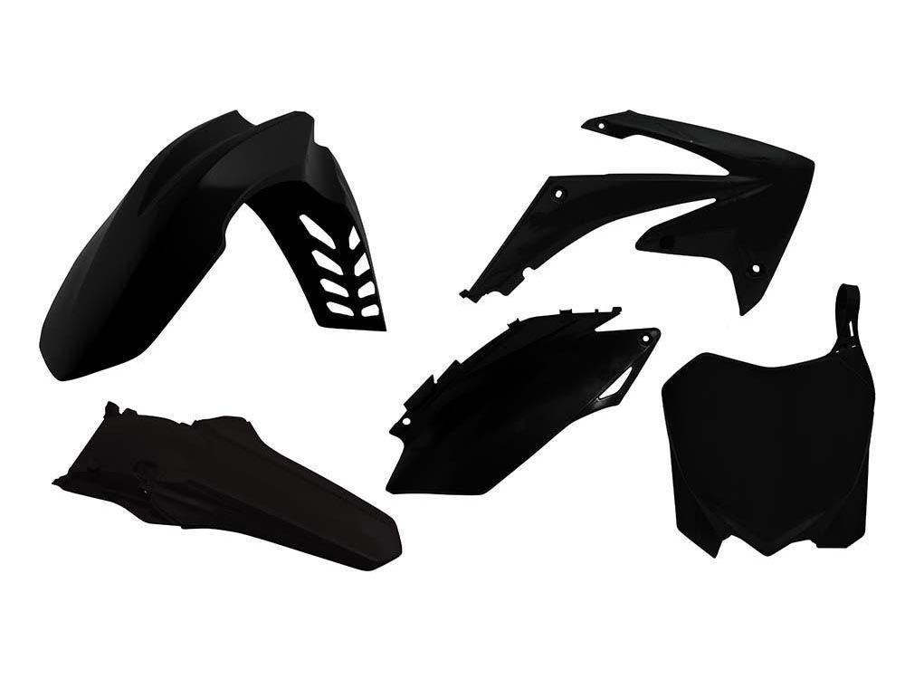 Комплект пластика RTech R-KITCRF-NR0-516 CRF250R 11-13 # CRF450R 11-12 черный