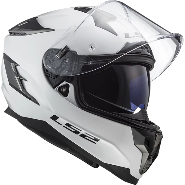 Мотошлем LS2 FF327 CHALLENGER SOLID белый M