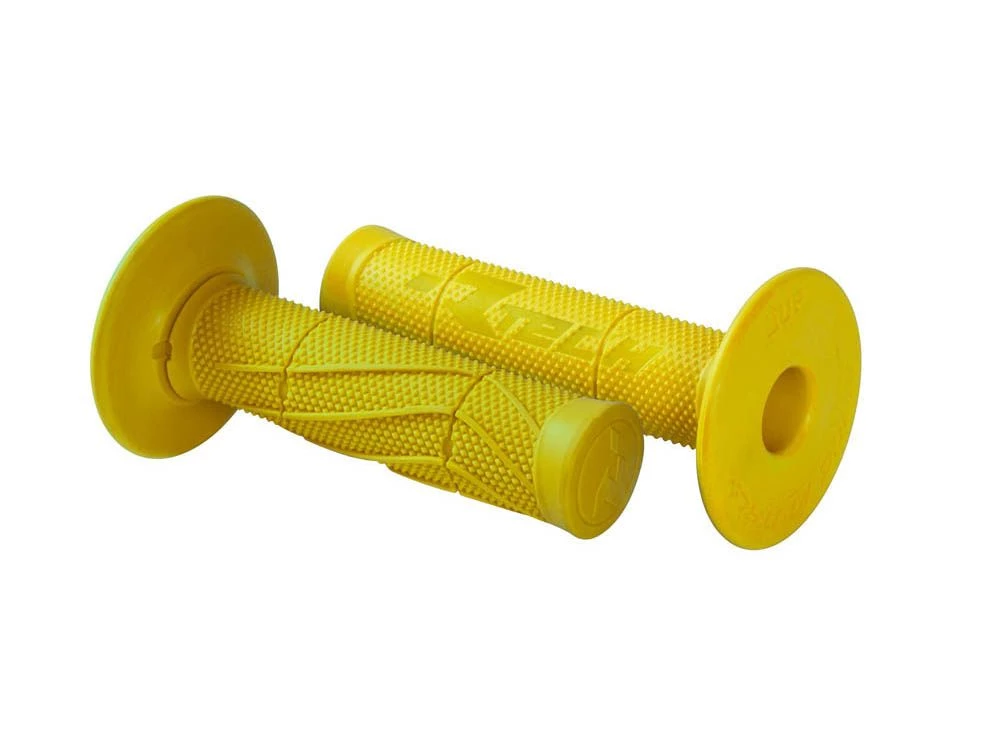 Ручки на руль (грипсы) Wave Soft Grips 115мм желтые Rtech R-MPRWAVEGI015