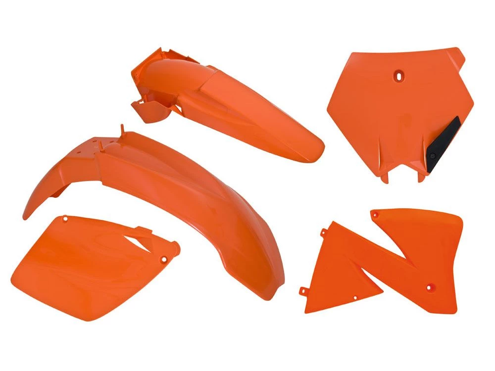 Комплект пластика RTech R-KITKTM-AR0-501 KTM SX-SXF400-520 00 # EXC-EXCF 125-520 00-02 оранжевый