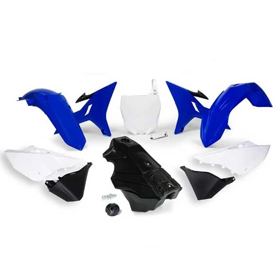 Комплект пластика RTech YZ125-250 02-21 # WR/YZ-X250 16-22 # YZ-X125 20-22 синий/белый