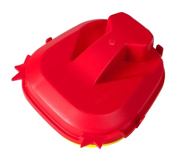 Крышка корпуса воздушного фильтра CRF450R/RX/RWE 21-23 # CRF250R/RX 22-23 красно-желтая