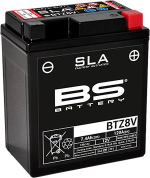Аккумулятор BS-Battery BTZ8V/YTZ8V SLA