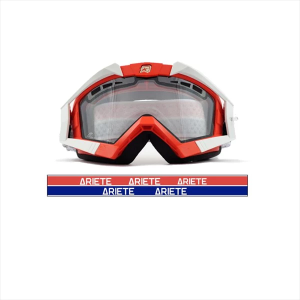 Кроссовые очки (маска) RC FLOW RED, CLEAR DOUBLE VENTILATED LENS