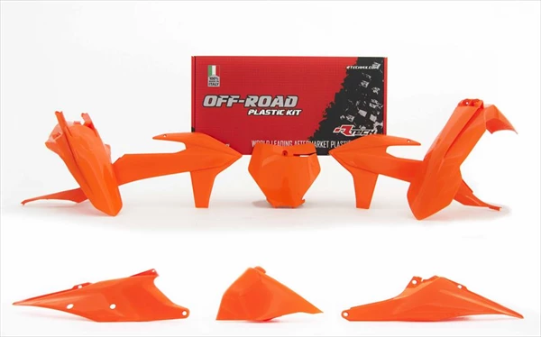 Комплект пластика RTech KTM SX125-250/SXF/XC/XC-F250-450 19-22 # SXF250FE 18-21 оранжевый