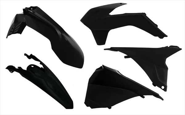 Комплект пластика RTech R-KITKTM-NR0-412 KTM EXC-EXCF125-500 12-13 черный
