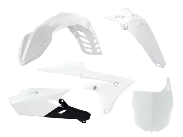Комплект пластика RTech WRF250/YZ-FX250 15-19 # WRF450/YZ-FX450 16-18 # с передней панелью белый