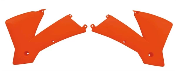 Боковины радиатора SX400-520 01-02 # SX125-250 01-04 # EXC125-525 03-04 оранжевые