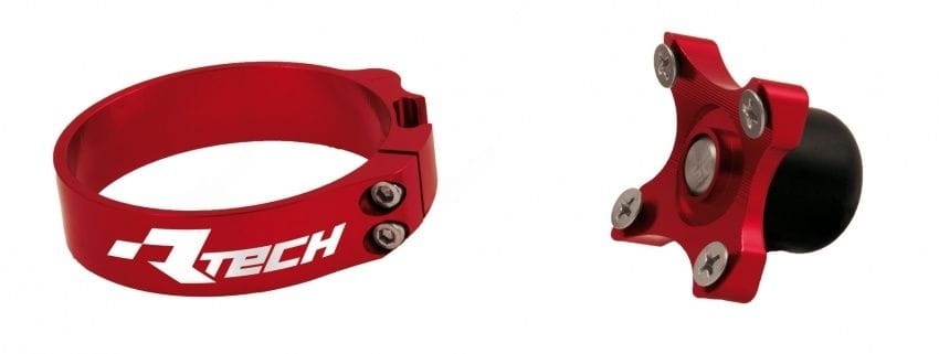 Блокировка вилки D57 Showa красная CRF250/450 02-23 # CR250/500 97-07 # YZF250/450 10-23 # KXF250 06