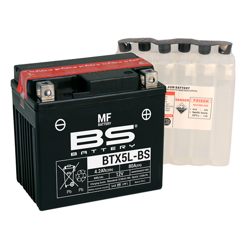 Аккумулятор BS-Battery BTX5L-BS/YTX5L-BS