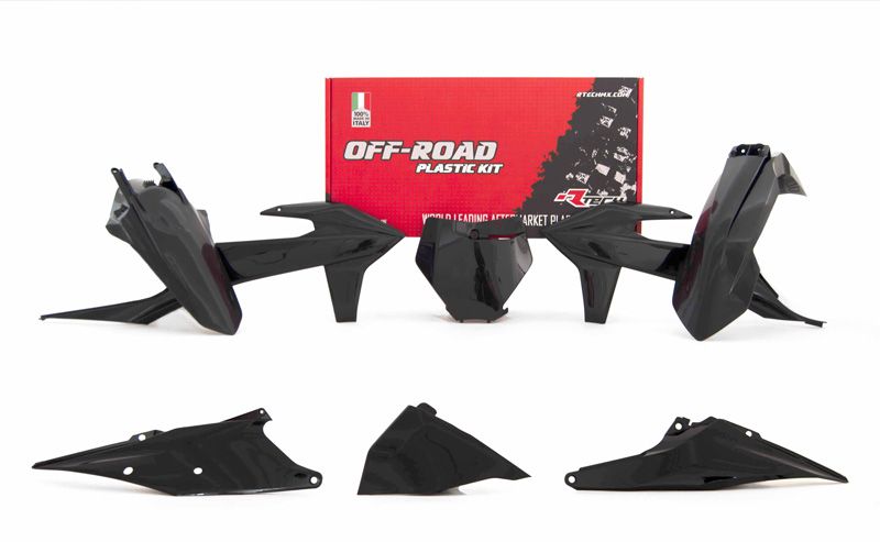Комплект пластика RTech KTM SX125-250/SXF250-450/XC/XCF250-450 19-22 # SXF450FE 18-21 черный