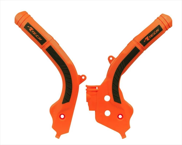Защита рамы SX125-150/SXF250-450 16-18 # XC-W125-150/EXC/EXCF/XC-W250-500 17-19 черно-оранжевая