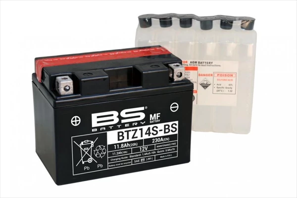 Аккумулятор BS-Battery BTZ14S-BS/YTZ14S-BS