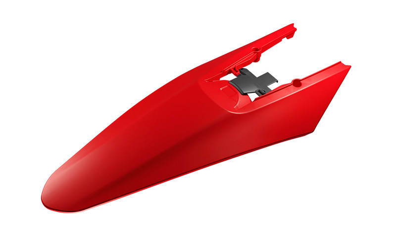 Крыло заднее GAS-GAS EC/ECF/EX/EXF250-500 2024 красное RTech R-PPGASRG0024