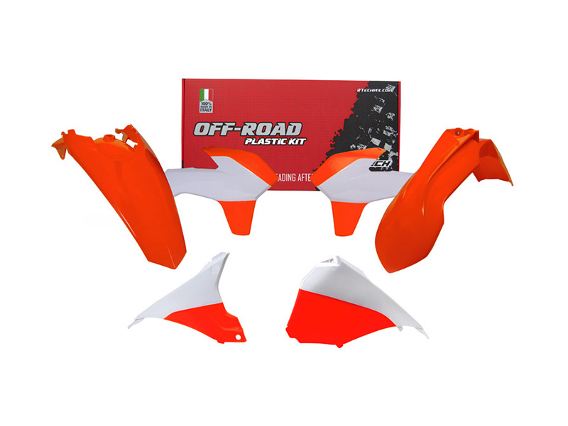 Комплект пластика RTech R-KITKTM-AN0-415 KTM EXC-EXCF125-500 14-16 оранжевый неон