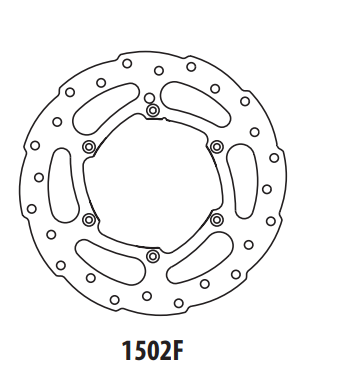 Диск тормозной передний GOLDfren 1502F TE/FE/FC/FX/MX/EXC/GS/SX/LC-4/SX-F