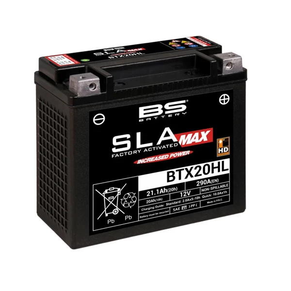 Аккумулятор BS-Battery BTX20HL/YTX20HL (FA) MAX