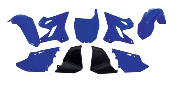 Комплект пластика RTech YZ125-250 02-21 черно-синий