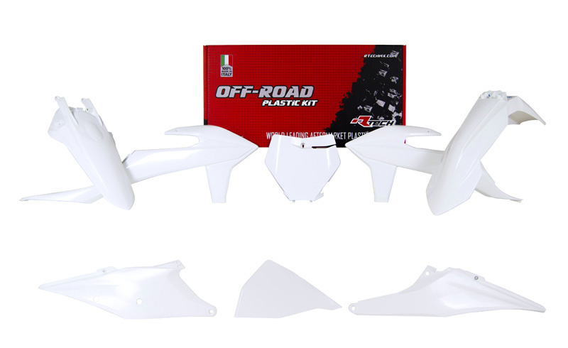 Комплект пластика RTech KTM SX125-250/SXF250-450/XC-XC-F250-450 19 # SXF450FE 18 белый