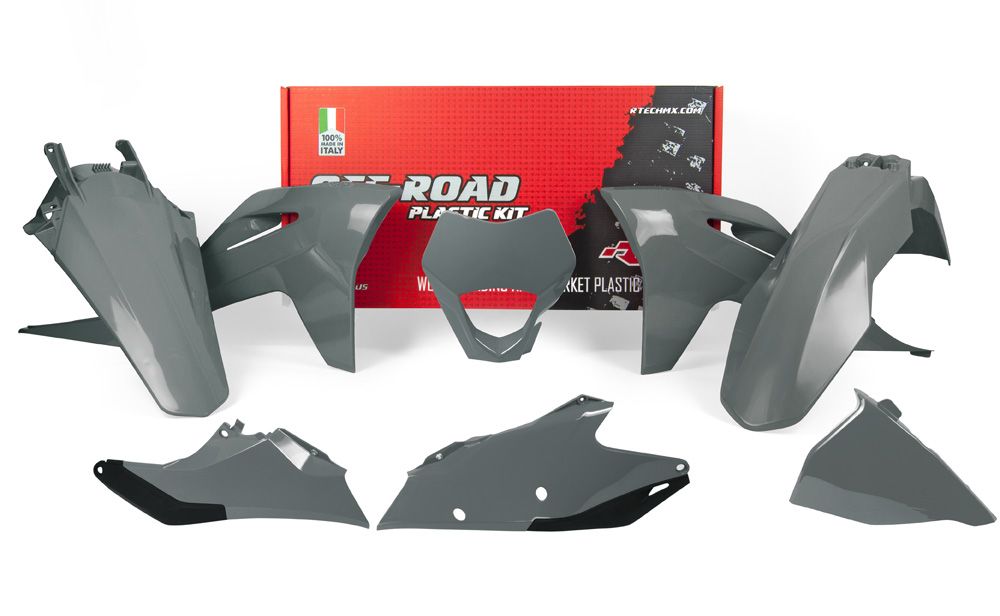 Комплект пластика RTech R-KITGAS-GR0-521 Gas-Gas EC/EC-F 250-300-350 21-22 Quantum Grey