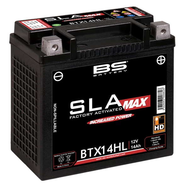 Аккумулятор BS-Battery BTX14HL/YTX14HL (FA) MAX