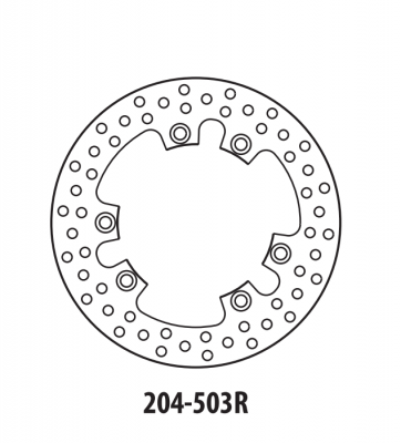 Диск тормозной задний GOLDfren 204-503R Suzuki DR650 / DR750 / DR800