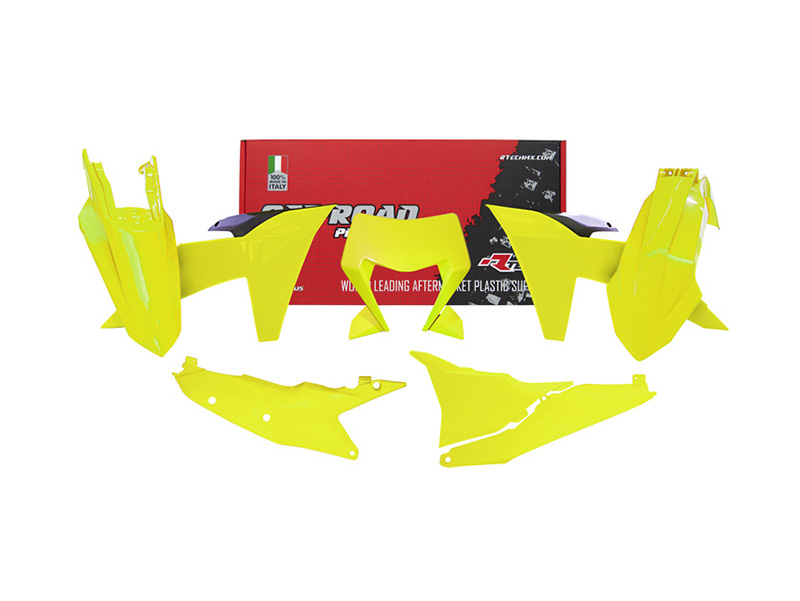 Комплект пластика RTech R-KITKTM-GF0-624 KTM EXC/EXCF/XC-W/XCF-W150-500 24 желто-черный