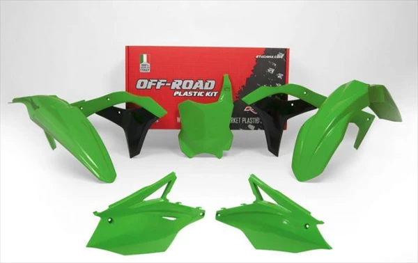 Комплект пластика RTech KX250F 17-20 зеленый-черный