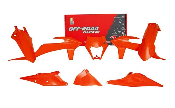 Комплект пластика RTech R-KITKTM-AN0-520 KTM EXC/EXCF/XC-W/XCF-W125-500 20-23 оранжевый неон