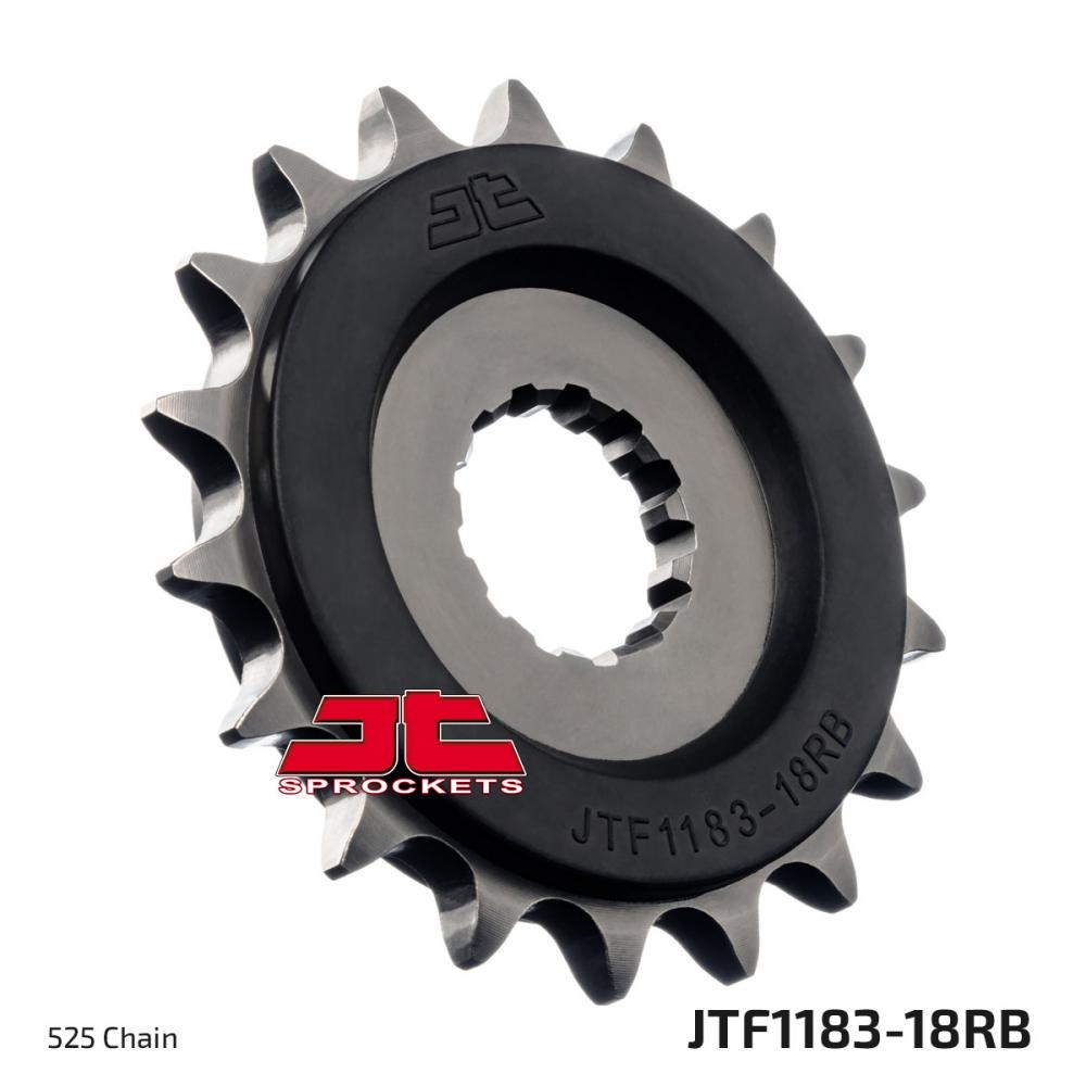 Фото Звезда ведущая JTF1183 18RB, 18 зубьев, с резиновым демпфером — купить в LuckyFern