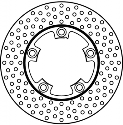 Диск тормозной задний GOLDfren 204-001R Suzuki SV400 / GSX-R600 / GSX-R750 / GSX-R1100 / TL1000