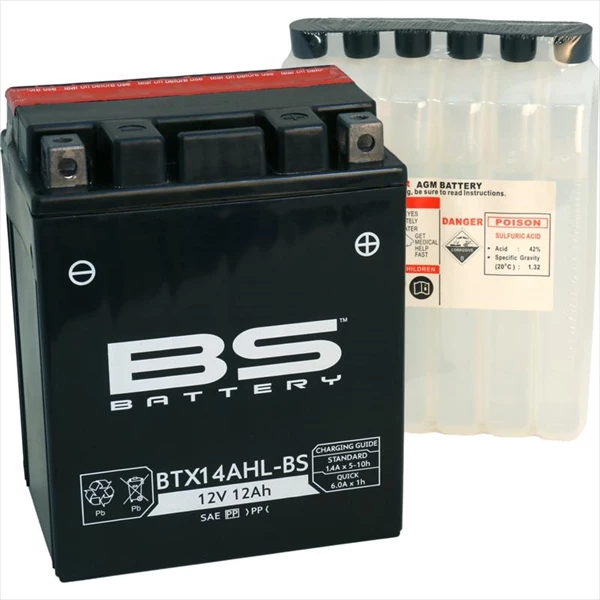 Аккумулятор BS-Battery BTX14AHL-BS/YTX14AHL-BS