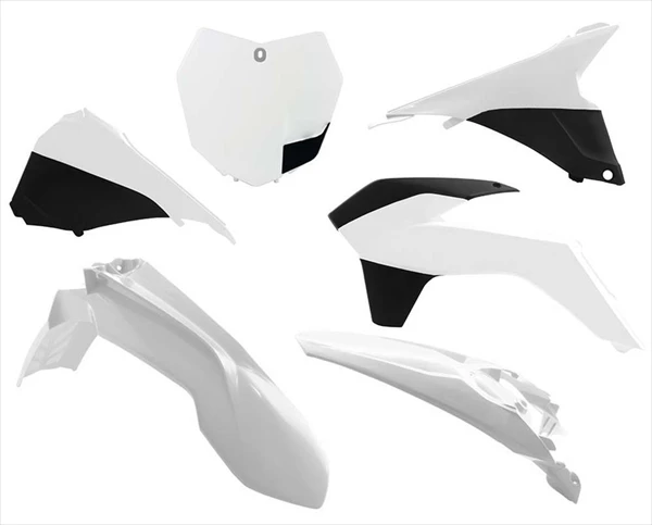 Комплект пластика RTech KTM SX125-150 13-15 # SX250 13-16 # SXF250-450 13-15 белый