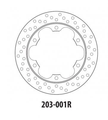 Диск тормозной задний GOLDfren 203-501R Yamaha TT-R125 / YZF600 / YZF1000