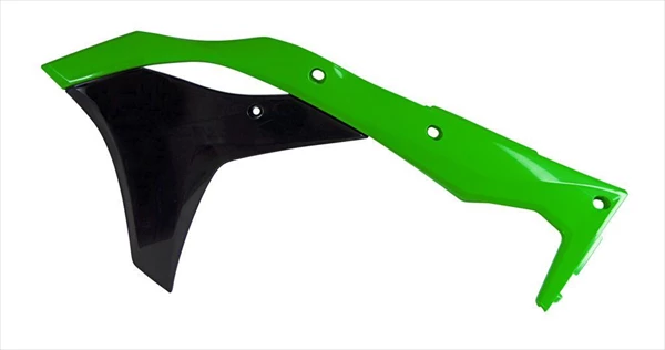 Боковины радиатора KX250F 17-20 зелено-черные