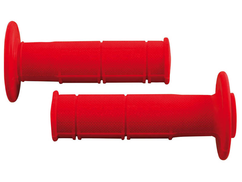 Ручки на руль (грипсы) Soft Grips 115мм красные Rtech R-MPR000RS014