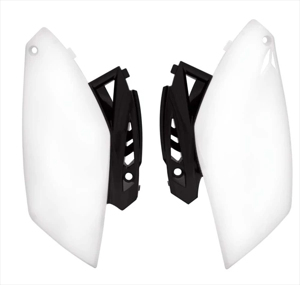 Боковины задние YZF250 10-13 бело-черные