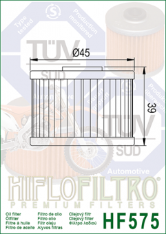 Фильтр масляный Hiflo Filtro HF575 в интернет-магазине LuckyFern