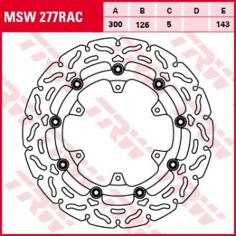 Тормозной диск TRW MSW277RAC в интернет-магазине LuckyFern