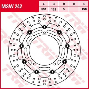 Тормозной диск TRW MSW242 в интернет-магазине LuckyFern