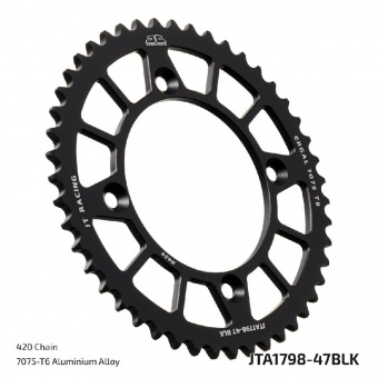 Звезда ведомая алюминиевая JTA1798 47BLK в интернет-магазине LuckyFern